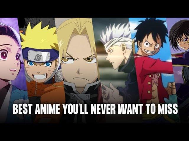 Top 8 greatest anime of all time (goat anime list)