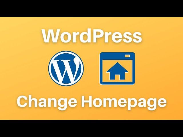 How to Set the Homepage in WordPress