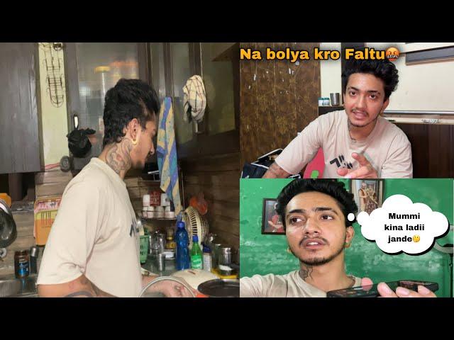 Day Without Mom️Kuj Jruri Gallan‼️ || Mayank Vlogs