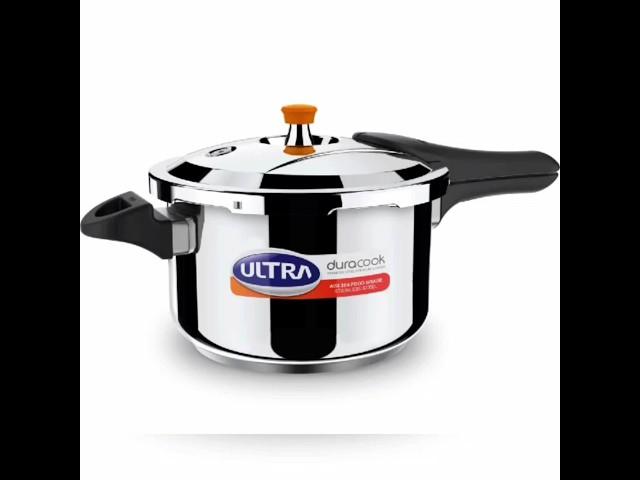 5.5 Litre Stainless Steel ULTRA Duracook Induction bottom Pressure Cooker #cooker #pressurecooker