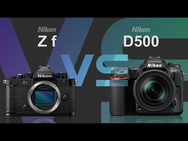 Nikon Z f vs Nikon D500