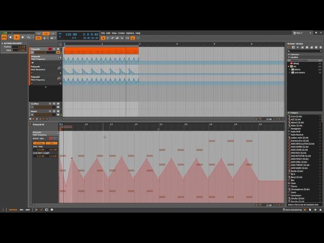 Bitwig Studio | 3 Типа Автоматизации 11.5