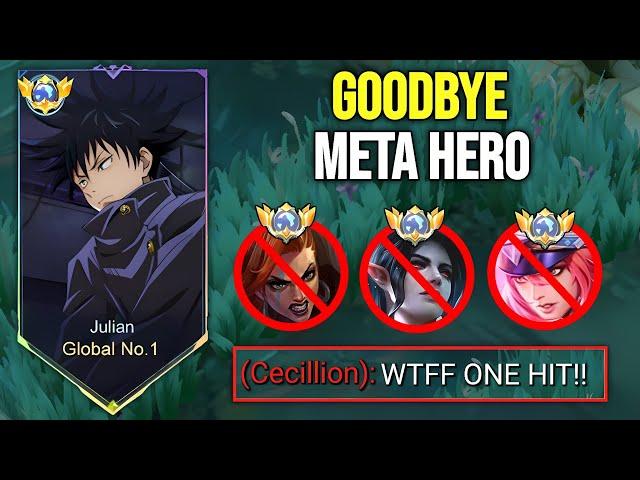 GOODBYE META HERO 2024!! FINALLY JULIAN NEW 1 HIT BUILD 2024 IS HERE! | TOP 1 GLOBAL JULIAN