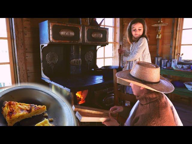 Pioneer Skills: SLOW Pumpkin Pie In A Montana Cabin