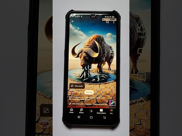 Giant Animal Eating More Fish And Showing In Mobile Gadgets #shorts #gadgets