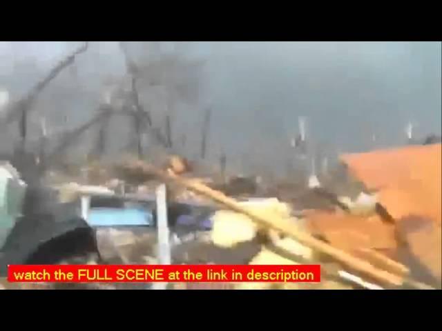 Tornado  "OMG"  seconds after Brimfield Tornado Rips through  Warning Explicit language (Raw Video)