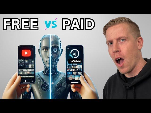 InVideo AI Free Version vs Paid Comparison