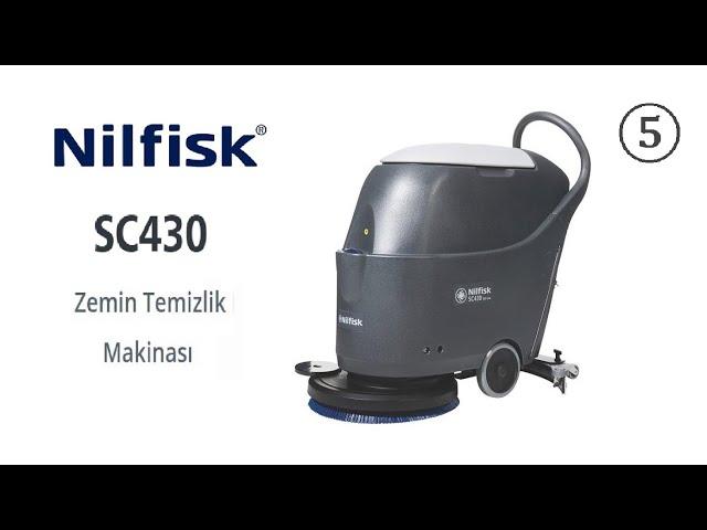 Nilfisk SC 430 Akülü Yer Yıkama Makinası / Temizlik Makinası - Balkaya Makina