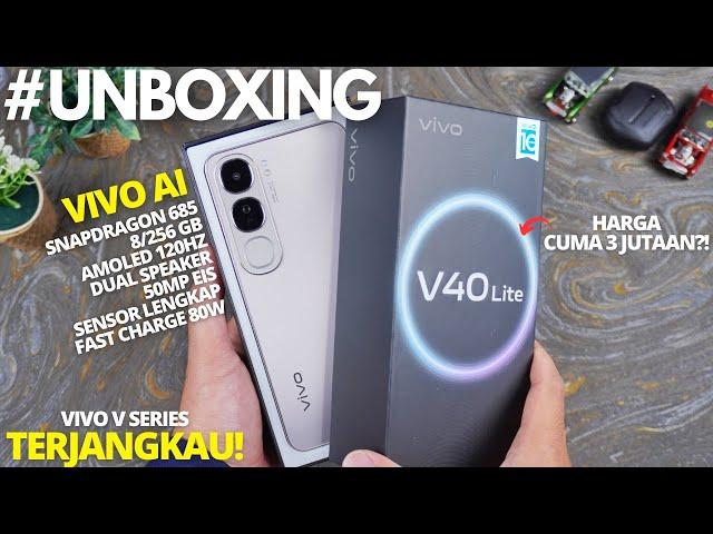 LEBIH MURAH SETENGAH HARGA?! UNBOXING Vivo V40 Lite 4G Indonesia, Kualitas Mirip-Mirip V40 Basic?