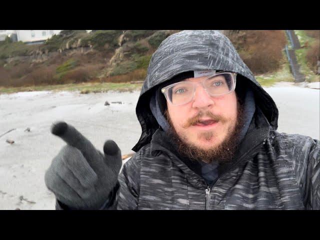 Today was another day of snow at the beach / Weekend Vlog