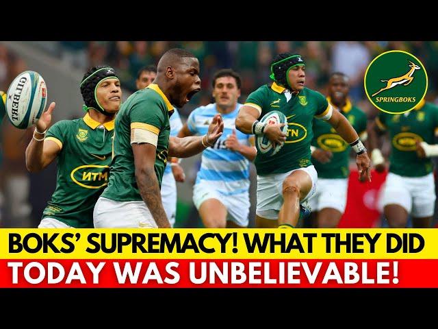 TOTAL DOMINATION! SOUTH AFRICA SHOWS THE WORLD WHY THEY’RE THE BEST! | SPRINGBOKS NEWS