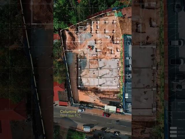 Drone view of construction site | CivilThings.com