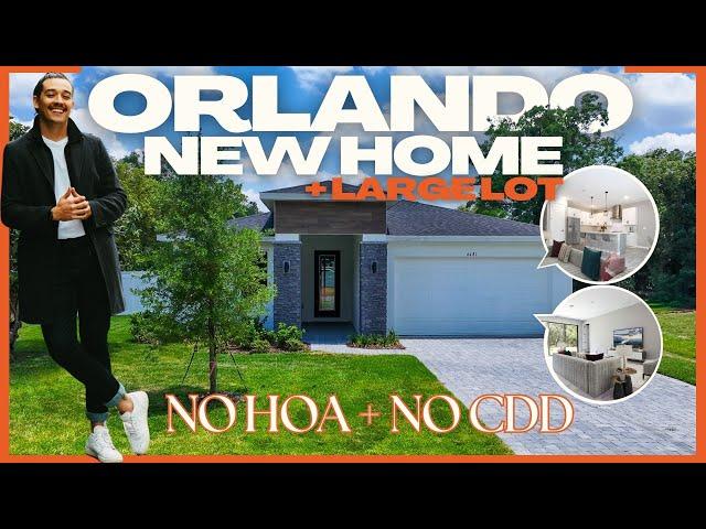 INCREDIBLE NEW ORLANDO HOME ON SPACIOUS LOT, NO HOA, NO CDD | FLORIDA HOME TOUR