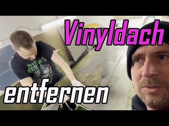 KRIEG mit dem VINYLDACH! Spachtel + Schleifen ohne ENDE! FORD TAUNUS Restauration