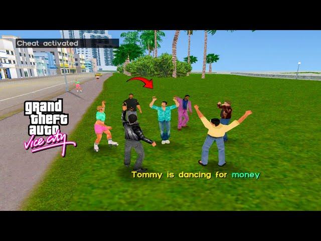 Tommy Dance for Money Mod in GTA Vice City (New Dance Cheat Code) | Faizan Gaming