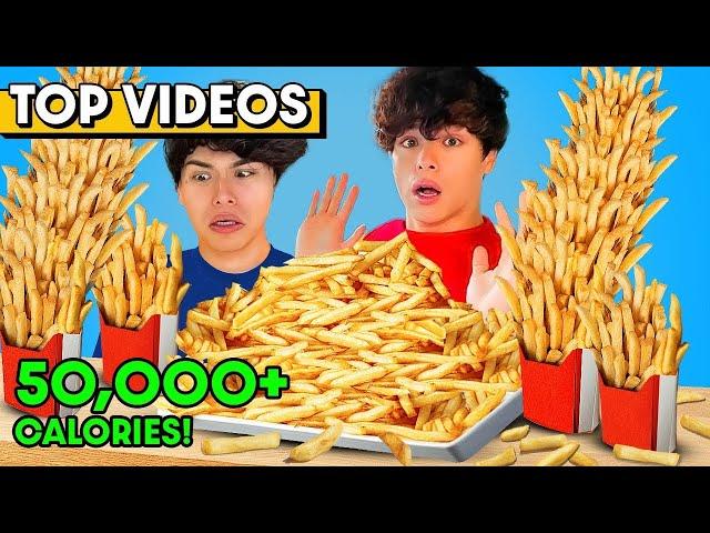 Craziest EATING CHALLENGES!  **INSANE!!** | Stokes Twins