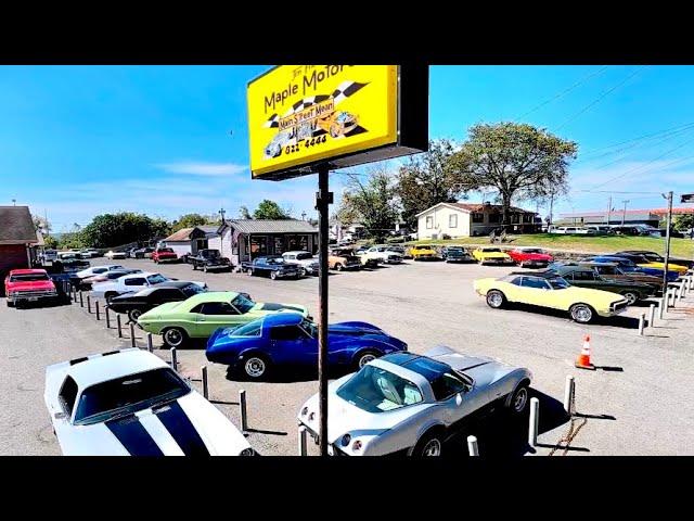 Classic American Muscle Cars 10/7/24 Maple Motors Inventory Walk Around USA Rides Forsale Hotrods