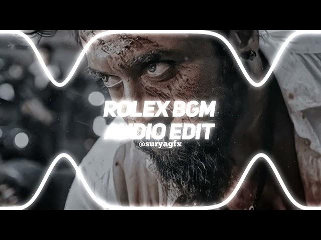 ROLEX BGM-AUDIO EDIT