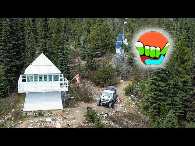 OFF ROADING TO FIRE LOOK OUT //  British Columbia Canada Travel