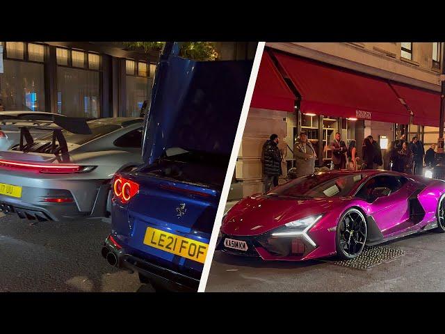 Millionaires Nightlife Autumn In London 2024! SUPERCARS