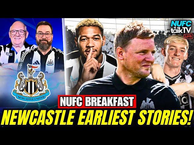 NUFC Breakfast: Newcastle's Earliest Trending News LIVE! #NUFC