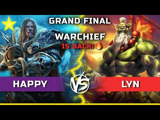 WC3 | Warchief vs Emperor! Grand Final Battle of Legends! | Happy vs Lyn | Divine Dragon Cup - S1