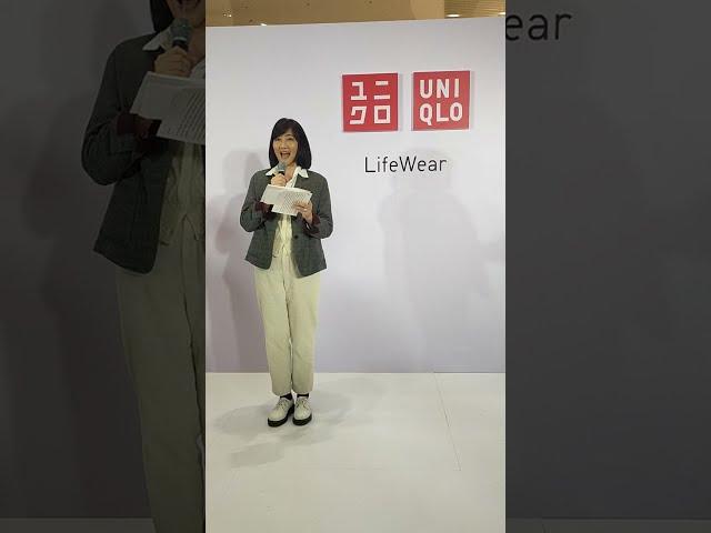 UNIQLO Ph Chief Operating Officer Geraldine Sia for UNIQLO 2023 Fall / Winter LifeWear Collection