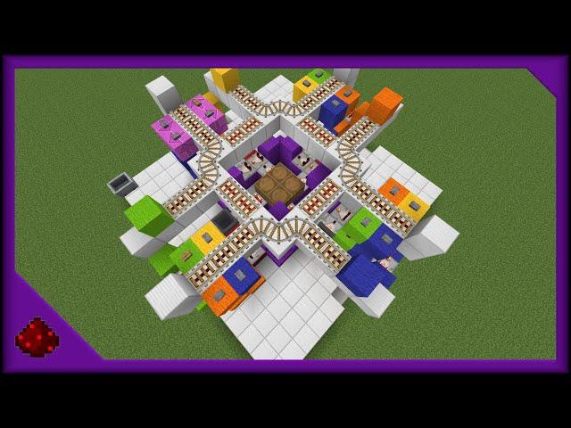 Redstone Analyzed: 4-Way Minecart Intersection