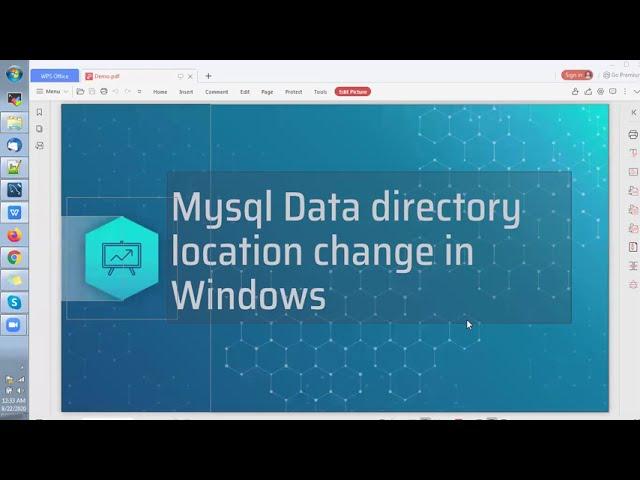 How to Change the Mysql Data directory Path in Windows