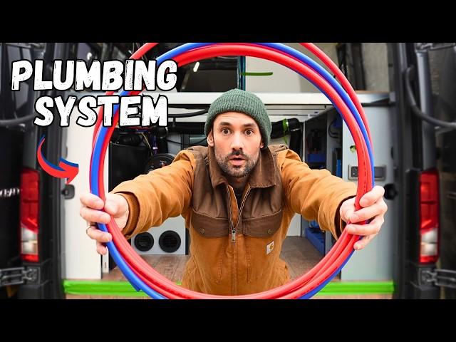 Super Simple WATER SYSTEM Install || DIY Camper Van OFF GRID Kitchen & Shower