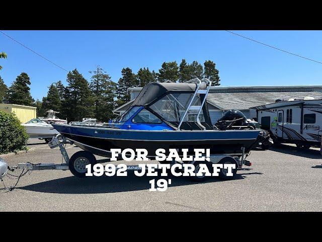 (SOLD) 1992 Jetcraft 19' w/ 2020 Mercury 150 & 9.9