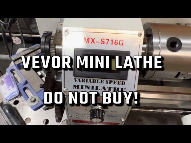 Vevor mini metal lathe review 7”x16”