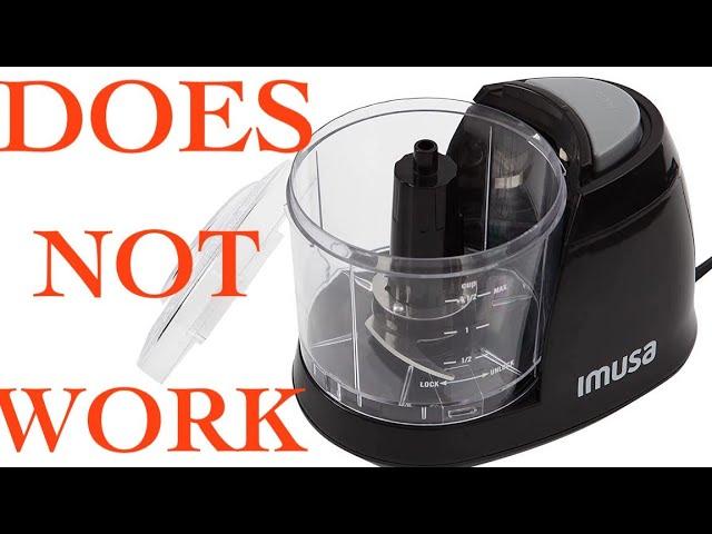 Imusa, Worst Brand in the World? Find out. Imusa Mini Chopper to the test. See how horrible it is.