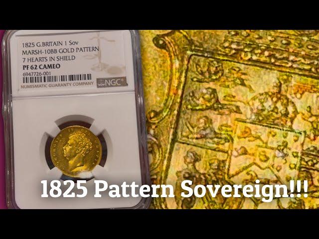 George IV rare pattern sovereign now correctly identified by Steve Hill!