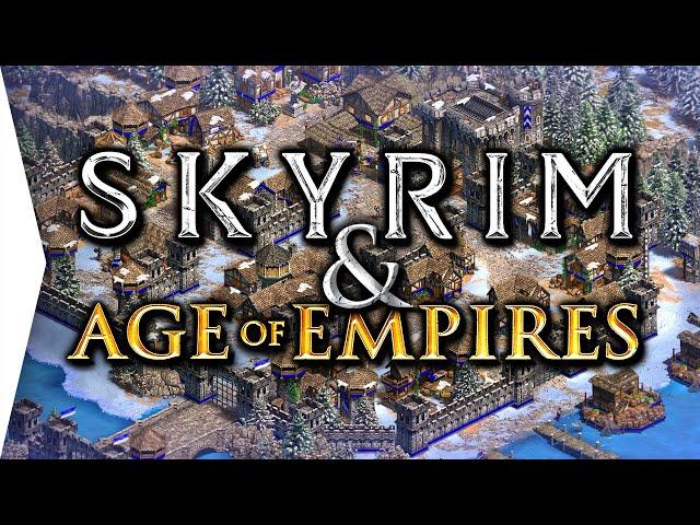 Skyrim Remade In Age Of Empires | The Most Impressive AoE 2 Map