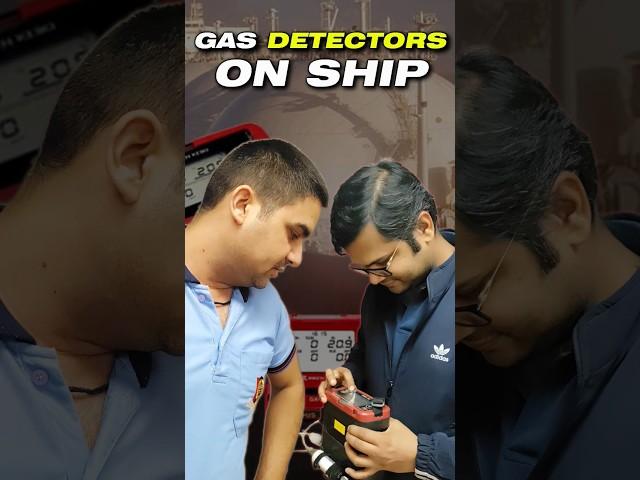 Gas Detector on Ship  | Tankers | LNG Ship #sea #ship #safety #shipsatsea