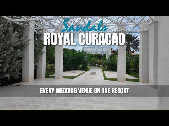 Sandals Royal Curacao Weddings I Every Venue at this Resort