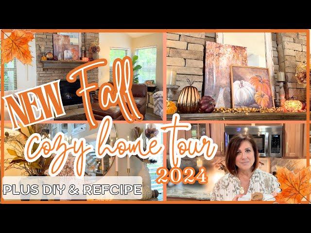 NEWFall Home Tour 2024: Cozy Decor Ideas | PLUS An Easy DIY & Yummy Autumn Recipe!