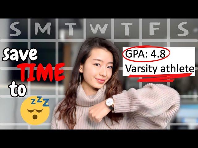 TIME-management: the SECRET to 4.0 GPA w/ 8 hr of sleep and a LIFE | Ft. my digital planner