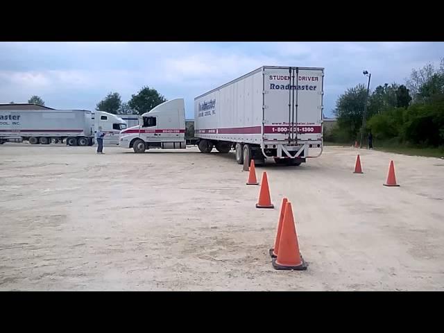 Roadmaster Truck Driving School (Backing a truck)