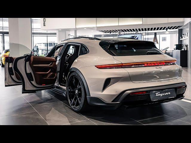 NEW 2025 Porsche Taycan Turbo Cross Turismo - Interior and Exterior Walkaround