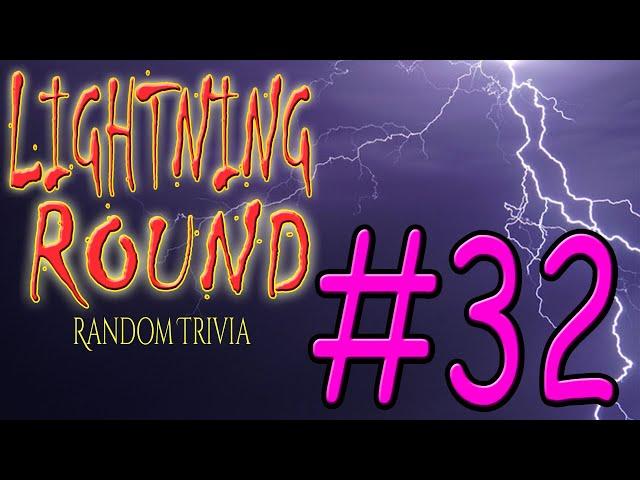 LIGHTNING ROUND #32 - 21 Question Random Knowledge Trivia Quiz ( ROAD TRIpVIA- Episode 1011 )