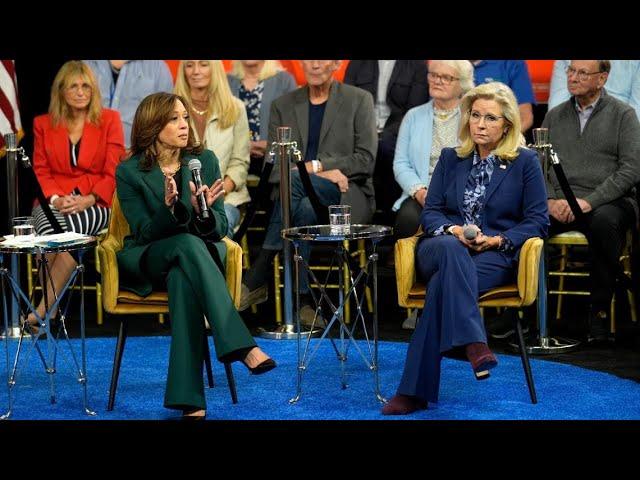 Kamala Harris campaign event with Liz Cheney in Pennsylvania (FULL VIDEO)