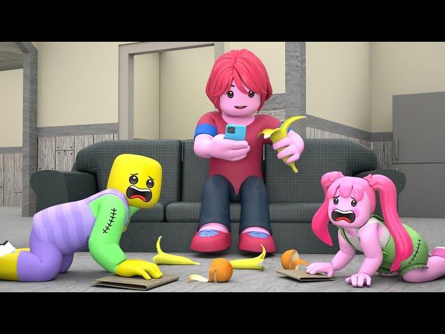 ROBLOX Brookhaven RP: ROBLOX FAMILY Sad Story - Roblox Animation