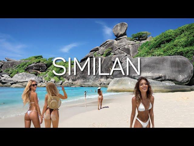 Similan Island 4K Walking Tour. Thailand 2024