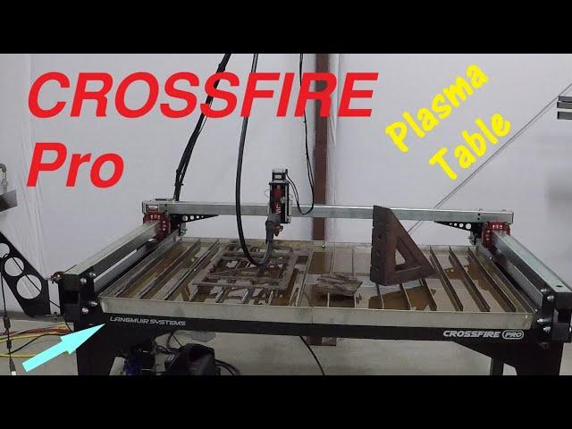 Crossfire Pro CNC Plasma Cutting Table For A CNC Beginner-- First Cuts!