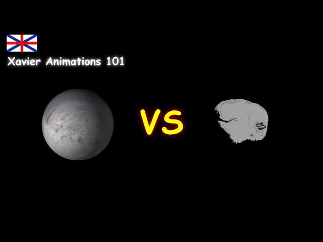 Smallest Moon of Neptune Vs The Biggest Moon of Neptune (Triton VS Hippocamp)