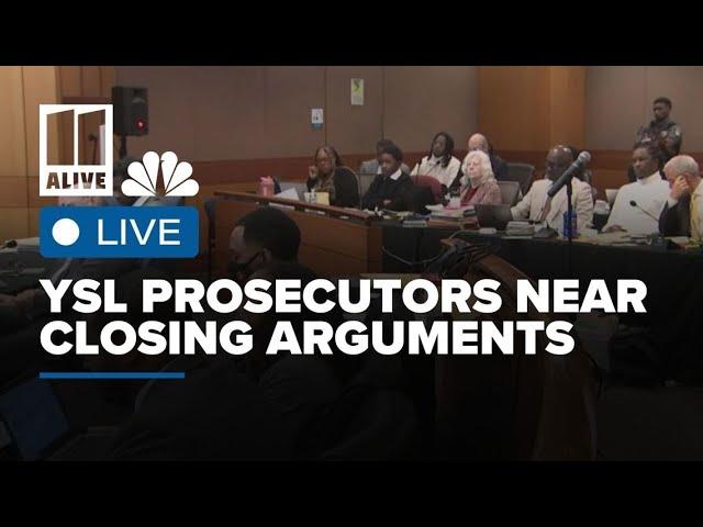 LIVE TRIAL STREAM: State nears closing arguments in YSL RICO trial