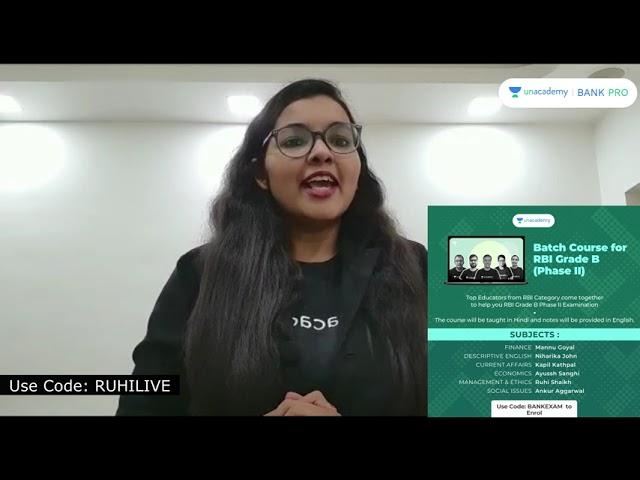 RBI Phase 2 Batch & Offer Announcement| bank pro by unacademy|Ruhi Shaikh