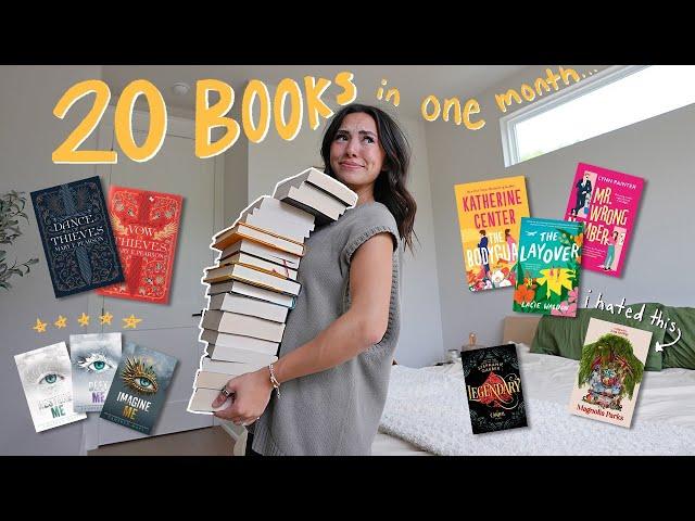 I read 20 books in one month...and tell you which ones were worth it